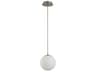 Luna 1-Light Satin Nickel Globe Mini Pendant