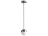 Mondo 1-Light Satin Nickel Globe Mini Pendant