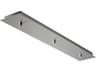Satin Nickel 3-Light Linear Canopy