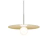 Bola Disc 1-Light Globe Round Pendant