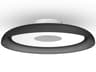 Nivel 1-Light Black Round Flush Mount