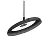 Nivel 1-Light Black Round Pendant