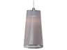 Solis 1-Light Silver Cylinder Pendant