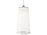 Solis 1-Light White Cylinder Pendant
