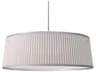 Solis 1-Light White Drum Pendant