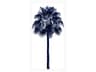 Waterside Palm Tree Blue-IV Wall Art
