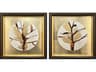 Golden Solstice II Canvas - Set of 2