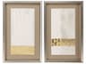 Abstract Blanco Pluma-I Wall Art Set of 2