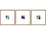Abstract Color Squares-III Wall Art Set of 3