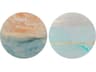 Abstract Horizons-II Metal Wall Art Set of 2