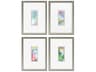 Abstract Homecoming-I Wall Art Set of 4