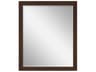 Brown Rectangular Wall Mirror