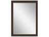 Brown Rectangular Wall Mirror