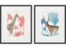 Animals Wild Wonderland-I Wall Art Set of 2