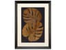 Gold Monstera II Framed Art