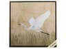 Florals Egret Alighting-II Canvas Wall Art