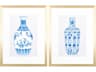 Florals Ming Vase-A Wall Art Set of 2