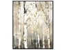 Landscapes Birch Silhouette-III Canvas Wall Art