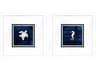 Animals Turtle Seahorse Wall Art Set of 2