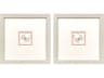 Dreamy Crab Framed Art - Set of 2