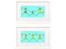 Summer Splash I Framed Art - Set of 2