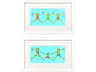 Summer Splash II Framed Art - Set of 2