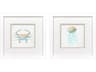 Sea Creatures II Framed Art - Set of 2