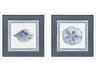 Seaside Blues I Framed Art - Set of 2
