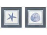 Seaside Blues II Framed Art - Set of 2