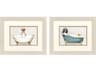 Bath Dogs I Framed Art - Set of 2