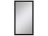 535 Mirror Group Black Metallic Silvered Wall Rectangular Mirror