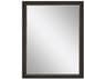 843 Mirror Group Brown Metallic Silvered Wall Rectangular Mirror