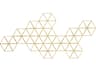 Geometrics Golden Geos-1 Metal Wall Art