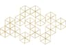 Geometrics Golden Geos-2 Metal Wall Art