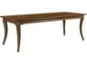 Rectangular Wood Mocha Dining Table