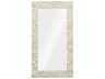 Reef Off White Rectangular Floor Mirror