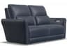 Chelsea Leather Upholstery Loveseat Power Recliner with Power Headrest