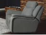 Buckingham Leather Upholstery Power Recliner Wall Hugger with Power Headrest