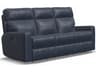 Oakwood Leather Upholstery Sofa Power Recliner