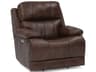 Kenaston Leather Upholstery Power Recliner Wall Hugger with Power Headrest