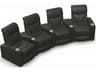 Vivid Leather Upholstery Sectional Sofa