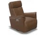 Chalet II Leather Upholstery Swivel Glider Power Recliner with Power Headrest
