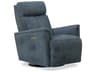 Chalet II Leather Upholstery Swivel Glider Power Recliner with Power Headrest & Lumbar