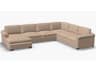 Ensemble Roll Arm Upholstered Sectional Sofa