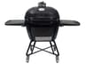 Primo All-In-One Ceramic Oval X-Large Charcoal Grill with Cradle | Side Shelves | and Stainless Steel Grates