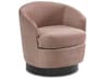 Claudia Swivel Velvet Accent Chair