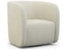 Lovato Swivel Beige Accent Chair