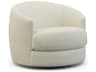 Ridge Swivel Beige Accent Chair