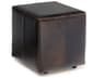 Elliott Leather Caster Ottoman