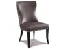 Cora Hardwood Leather Armless Dining Chair